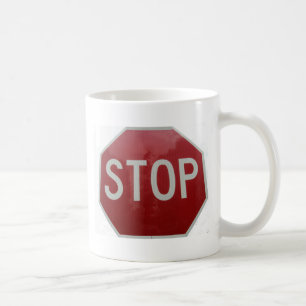 ストップ標識 コーヒーマグカップ