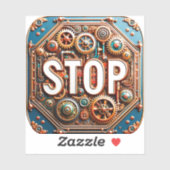 ストップ標識 シール (シート)