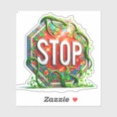 ストップ標識 シール (シート)