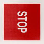 ストップ標識 ジグソーパズル (横)