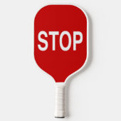 ストップ標識 ピックルボールラケット (裏面)