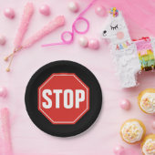 ストップ標識 ペーパープレート (パーティー)
