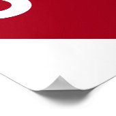 ストップ標識 ポスター (角)