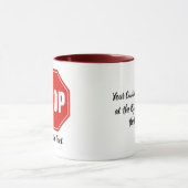 ストップ標識 マグカップ (中央)