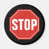 ストップ標識 マグネット (正面)