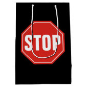 ストップ標識 ミディアムペーパーバッグ (裏面)