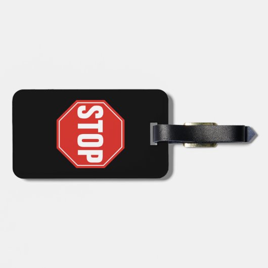 ストップ標識 ラゲッジタグ (裏面横)