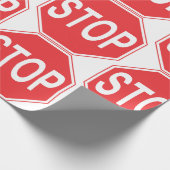 ストップ標識 ラッピングペーパー (角)