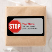 ストップ標識 ラベル (インサイチュ)