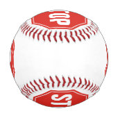 ストップ標識 野球ボール (裏面)