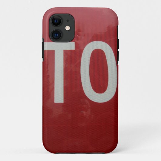 ストップ標識 Case-Mate iPhoneケース (裏面)