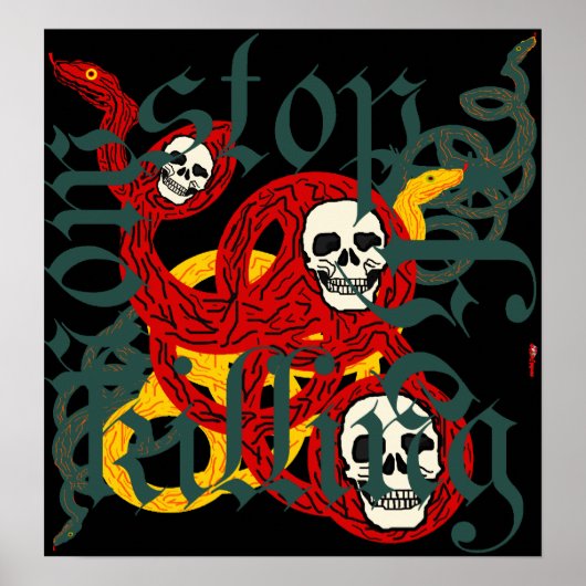 ストップ殺殺のポスター ポスター (正面)