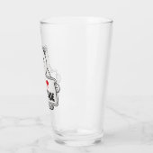 ストップ毛皮貿易悲しいホッキョクグマ タンブラーグラス (左)