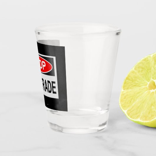 ストップ毛皮貿易赤字 ショットグラス (右)