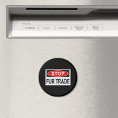 ストップ毛皮貿易赤字 マグネット (インサイチュ (食洗機))