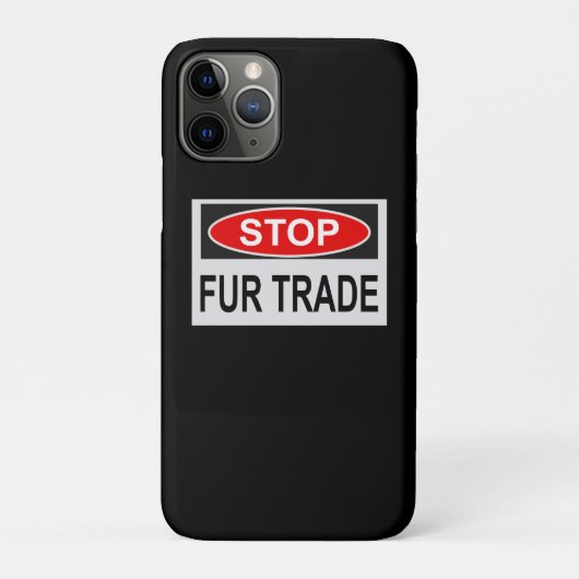 ストップ毛皮貿易赤字 Case-Mate iPhoneケース (裏)