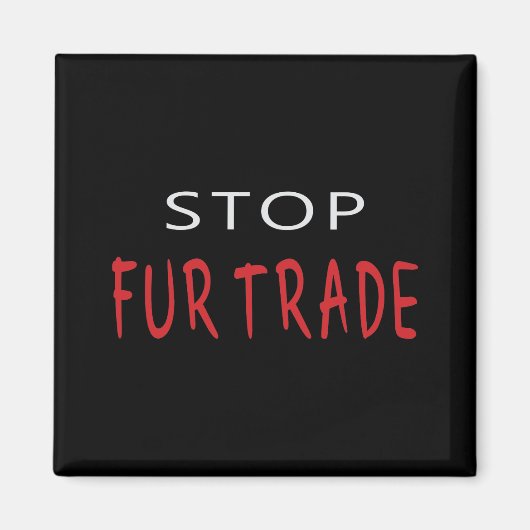 ストップ毛貿易 マグネット (正面)