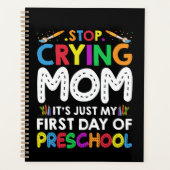 ストップ泣き叫び母さん幼稚園の最初の日 プランナー手帳 (正面)