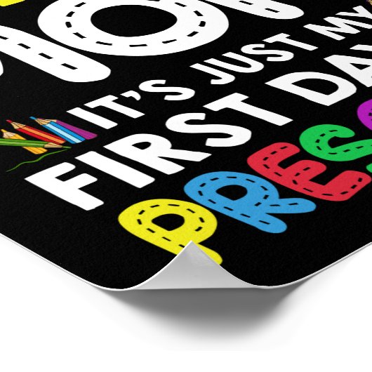 ストップ泣き叫び母さん幼稚園の最初の日 ポスター (角)