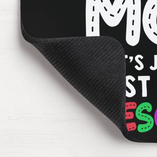 ストップ泣き叫び母さん幼稚園の最初の日 マウスパッド (コーナー)