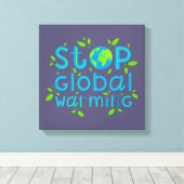 ストップ温化 キャンバスプリント (インサイチュ (ウッドフロア))