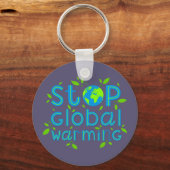 ストップ温化 キーホルダー (正面)
