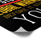 ストップ温暖化環境 ポスター (角)