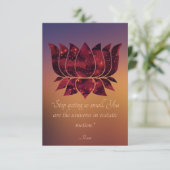 ストップ演技スモールるみ引用文シテラルロータス カード (スタンド正面)