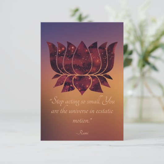 ストップ演技スモールるみ引用文シテラルロータス カード (スタンド正面)