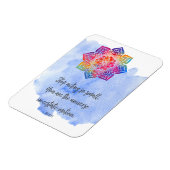 ストップ演技スモールルミ引用文水彩 マグネット (左側)