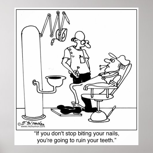 ストップ爪、 ネイル ポスター (正面)