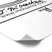 ストップ爪、 ネイル ポスター (角)