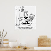 ストップ爪、 ネイル ポスター (キッチン)