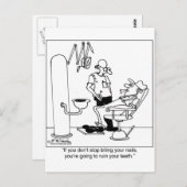 ストップ爪、 ネイル ポストカード (正面/裏面)