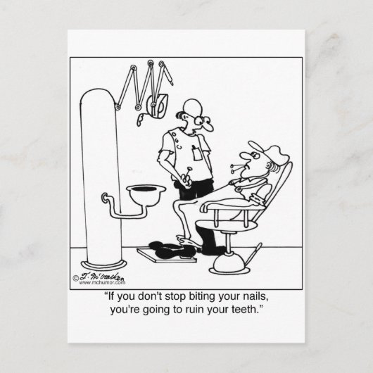 ストップ爪、 ネイル ポストカード (正面)