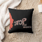ストップ狂気 クッション (ブランケット)