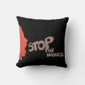 ストップ狂気 クッション (正面)