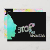 ストップ狂気 ポストカード (正面/裏面)