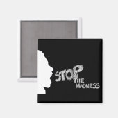 ストップ狂気 マグネット (正面/裏面)