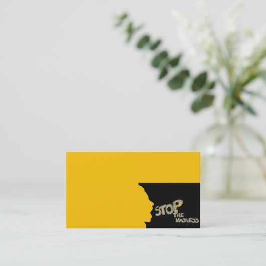 ストップ狂気 名刺 (スタンド正面)