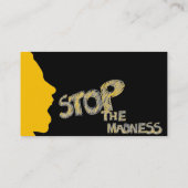 ストップ狂気 名刺 (裏面)