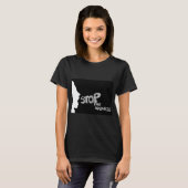 ストップ狂気 Tシャツ (正面フル)