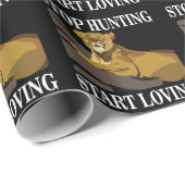 ストップ狩り開始Loving Lioness ラッピングペーパー (ロールコーナー)