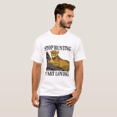 ストップ狩り開始Loving Lioness Tシャツ (正面フル)