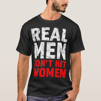 ストップ男が女性を実在殴らない Tシャツ