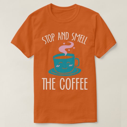 ストップ白い香りがする Tシャツ (デザイン正面)