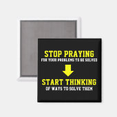 ストップ祈の開始考え数 マグネット (正面/裏面)