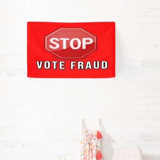 ストップ票詐欺 横断幕 (インサイチュ)