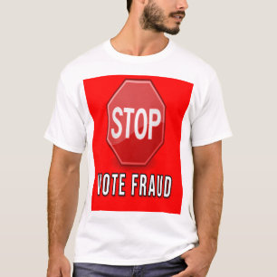 ストップ票詐欺 Tシャツ