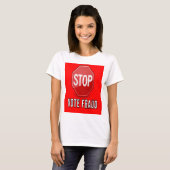 ストップ票詐欺 Tシャツ (正面フル)